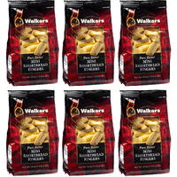 Walkers Pure Butter Shortbread Mini Fingers - 4.4 Oz Bags (Pack Of 6) - Authentic Shortbread Cookies From Scotland