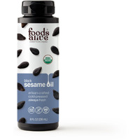 Foods Alive  Organic Cold-Pressed Black Sesame Seed Oil  8 Oz