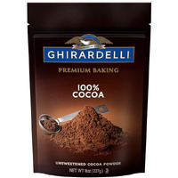 Ghirardelli Chocolate Company Premium Baking Cocoa 100% Cocoa Unsweetened Cocoa Powder - 8 Oz. (227G),Rich Brown,61703_Ea