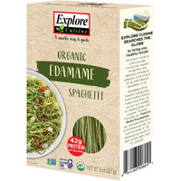 Explore Cuisine Organic Edamame Spaghetti - 8 Oz, Pack Of 2 - Easy-To-Make Pasta - High In Plant-Based Protein - Non-Gmo, Gluten Free, Vegan, Kosher - 8 Total Servings