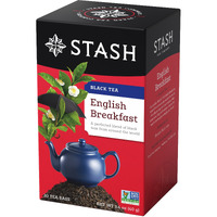 Stash Tea English Breakfast Black Tea - Caffeinated, Non-Gmo Project Verified Premium Tea With No Artificial Ingredients, 20 Count (Pack Of 6) - 120 Bags Total