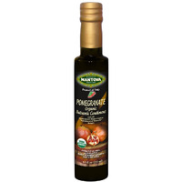 Mantova Organic Pomegranate Balsamic Vinegar Of Modena, Perfect For Salad Dressing, Pasta Salad, Ice Cream And Cocktails, 8.5 Oz