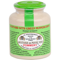 Pommery - Gourmet Green Peppercorn Mustard From France In Crock 8.8Oz