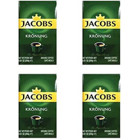 Jacobs Kronung Ground Filter Coffee 250 Gram / 8.81 Ounce (Pack Of 4)