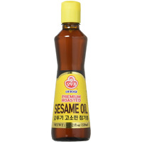 [Ottogi] Premium Roasted Sesame Oil, 100% Pure Sesame Oil, Tradtional Korean Style Oil (10.82 Fl Oz. 320Ml)