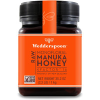 Wedderspoon Raw Premium Manuka Honey, Kfactor 16, 35.2 Oz, Unpasteurized, Genuine New Zealand Honey, Traceable From Our Hives To Your Home