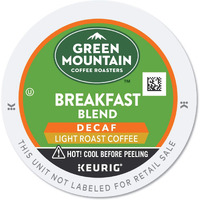 Green Mountain Coffee Decaf Breakfast Blend (Light Roast Coffee), K-Cup Portion Pack For Keurig K-Cup Brewers (Pack Of 24)