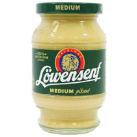Lowensenf Medium Mustard In Jar, 9.3 Ounce