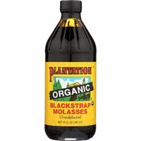 Plantation Blackstrap Molasses, Organic, 15 Oz (Pack Of 2)