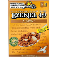 Food For Life Ezekiel 4:9 Organic Sprouted Grain Cereal - Almond - 16 Oz
