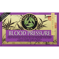 Triple Leaf Tea, Tea Bags, Blood Pressure, 1.06-Ounce Bags, 20-Count Boxes (Pack Of 6)