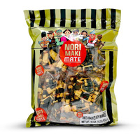 Shirakiku Norimaki Arare Mate - Crispy Japanese Rice Cracker  Glutinous Rice, Soy Sauce And Seaweed  Low Carb Rice Cracker Snacks, Seaweed Flavor 16 Oz - (Pack Of 1)