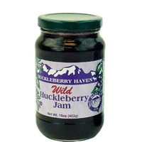 Wild Huckleberry Jam, 16 Ounces By Huckleberry Haven, Inc.
