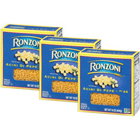 Ronzoni Acini Di Pepe Macaroni Non Gmo 16 Oz. Pack Of 3.