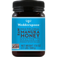 Wedderspoon Raw Premium Manuka Honey, Kfactor 12, 17.6 Oz, Unpasteurized, Genuine New Zealand Honey, Non-Gmo Superfood, Traceable From Our Hives To Your Home