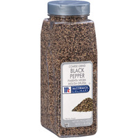 Mccormick Culinary Coarse Grind Black Pepper, 16 Oz - One 16 Ounce Container Of Coarse Ground Black Pepper Sourced For Chefs For Sharp, Woody Flavors For Grilling And Cooking