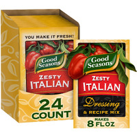 Good Seasons Zesty Italian Dressing & Recipe Seasoning Mix (24 Ct Pack, 0.6 Oz Packets)