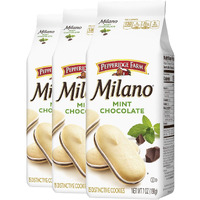Pepperidge Farm Milano Mint Cookies, 7 Oz Bag, Pack Of 3