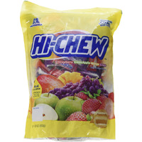 Morinaga Hi -Chew Assorted Flavored 30Oz 160+ Individually Wrapped Fruit Chews Mango Grape Strawberry Green Apple