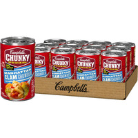 Campbell''s Chunky Soup, Manhattan Clam Chowder, 18.8 Ounce Can (Case Of 12), Brand Is Campbell''s
