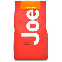 Joe Knows Coffee, Wake Up Joe, Medium Roast, Ground Coffee, 2 Pound