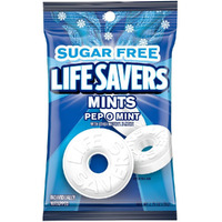 Life Savers Pep-O-Mint Breath Mints Hard Candy Bulk Pack, 2.75 Oz Bag (Pack Of 12)