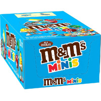 M&M's Milk Chocolate Minis Size Candy 1.77-Ounce Tube 24-Count