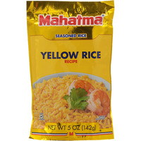 Mahatma Yellow Rice Mix, Long-Grain Rice, Stovetop Or Microwave Rice, Gluten-Free And Kosher 20-Minute Rice, 5 Ounces, Pack Of 12