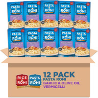 Pasta Roni Garlic & Olive Oil Vermicelli Mix, 4.6-Ounce Boxes (Pack Of 12)