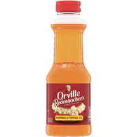 Orville Redenbachers Popping & Topping Buttery Flavored Popcorn Oil, 16 Fl Oz Bottle (6 Pack)
