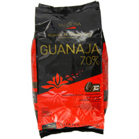 Valrhona Dark Chocolate - 70% Cacao - Guanaja - 6 Lbs 9 Oz Bag Of Feves
