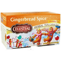 Celestial Seasonings Holiday Tea Gingerbread Spice Herb Tea, 20-Count (Pack Of 2)