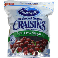 Ocean Spray Reduced Sugar Craisins Dried Cranberries, 43 Oz.