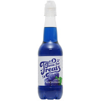 Time For Treats Blue Raspberry Snow Cone Syrup 16.9 Ounce Bottle