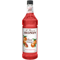 Monin - Blood Orange Syrup, Berry Citrus Flavor, Natural Flavors, Great For Cocktails, Mocktails, And Lemonades, Non-Gmo, Gluten-Free (1 Liter)