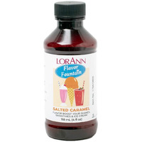 Lorann Salted Caramel Flavor Fountain, 4 Oz Bottle