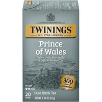Twinings Prince Of Wales Individually Wrapped Black Tea Bags, 20 Count (Pack Of 6), Velvety Smooth & Mild, Caffeinated Tea