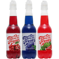 Time For Treats Vkp1109 Cherry, Blue Raspberry, Watermelon Snow Cone Syrup 3-Pack, Red