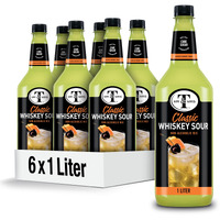Mr & Mrs T Whiskey Sour Mix, 1 L Bottle (Pack Of 6)