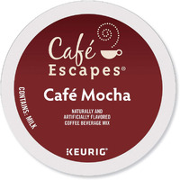 Caf   Escapes Caf   Mocha, K-Cup Portion Pack For Keurig Brewers, 24-Count