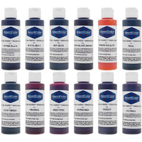 Americolor 12 Color Variety - Kit, Soft Gel Paste Food Coloring, 4.5 Ounce Bottles.
