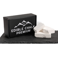 Hitt Edible Chalk - Natural Edible Chalk For Eating 7 Oz (200 Gr) - Zero Additives Organic Russian Edible Chalk Chunks - Asmr Food