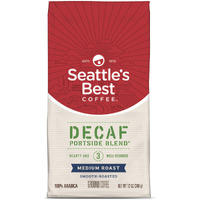 Seattle's Best Coffee Decaf Portside Blend (Previously Signature Blend No. 3) Medium Roast Ground Coffee, 12-Ounce Bag