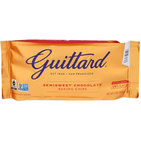 Guittard Baking Chips, Semi Sweet Chocolate, 12 Oz