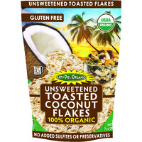 Let's Do Organic Unsweetened Toasted Coconut Flakes, 7 Ounce (Pack Of 12)