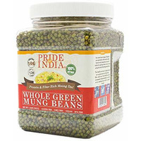 Pride Of India - Indian Whole Green Mung Gram - Protein & Fiber Rich Moong Whole(D0102Hp6Bmu.)