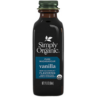 Simply Organic Vanilla Flavoring (Non-Alcoholic), Certified Organic, Vegan | 2 Oz | Pack Of 12