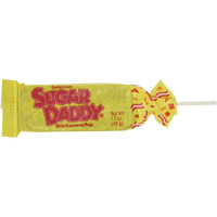 Charms Sugar Daddy Milk Caramel Lollipops [Case Of 24]