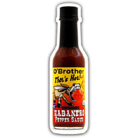 O`Brothers Hot Sauce Habanero Pepper Sauce (12X5 Oz)