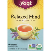 Yogi Relaxed Mind Herbal Tea Caffeine Free - 16 Tea Bags - Case Of 6(D0102Hxx1Ky.)